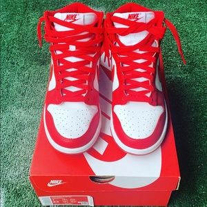 Nike Dunk High Championship Red/White